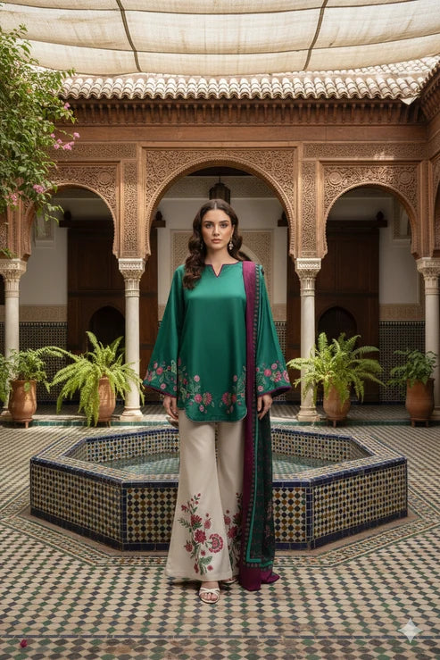 Mehroo (Stitched 3 Pcs)