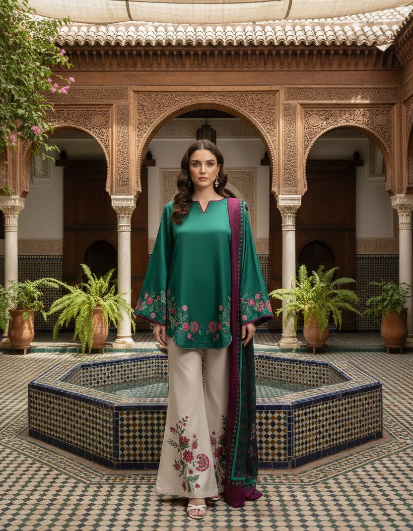 Mehroo (Stitched 3 Pcs)