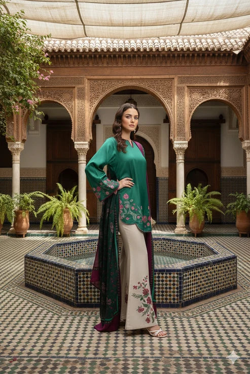 Mehroo (Stitched 3 Pcs)