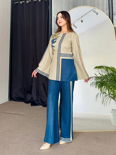 Eshal (Stitched 2 Pcs)  Ready to Wear  Stuff Bana Dora  Summer Collection