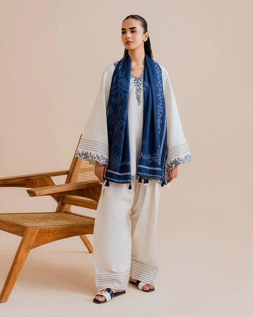 Azure (Stitched 3 Pcs)