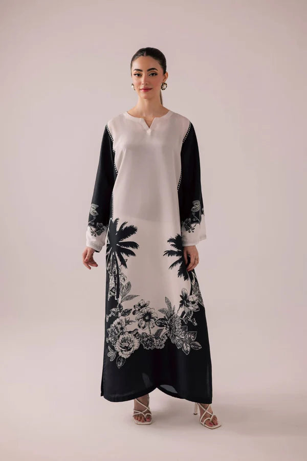 Melody Kaftan ( Stitched 2 Pcs)