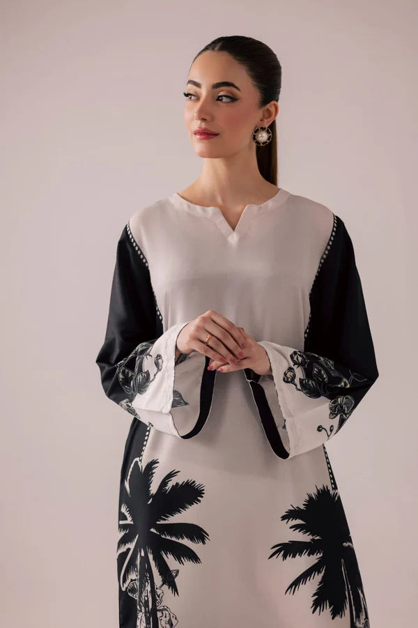 Melody Kaftan ( Stitched 2 Pcs)