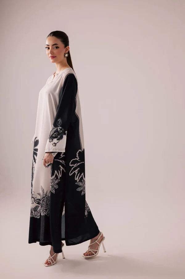 Melody Kaftan ( Stitched 2 Pcs)